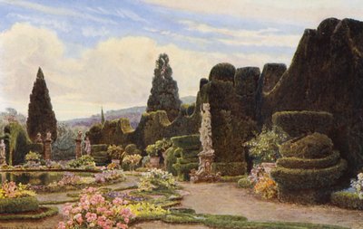 Italiaanse tuinen: De Parterre, Villa Garzoni door George Samuel Elgood