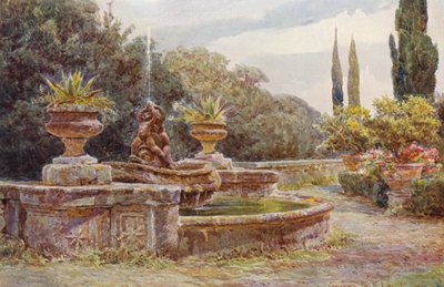 Italiaanse Tuinen: Villa Aldobrandini door George Samuel Elgood