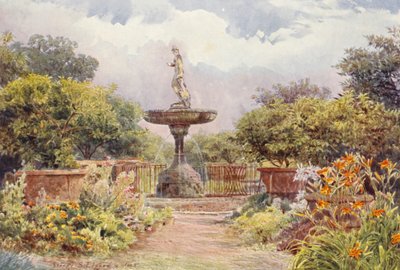 Italiaanse tuinen: Villa Amari, De fontein door George Samuel Elgood