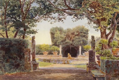 Italiaanse tuinen: Villa Piatti, De Baaiwandeling door George Samuel Elgood