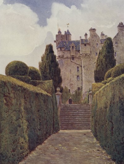 De Taxus Wandelgang, Crathes door George Samuel Elgood