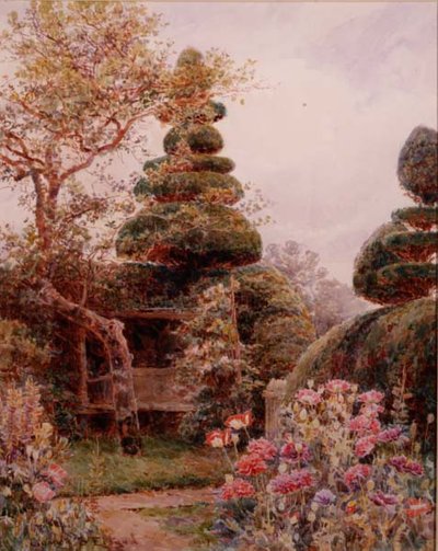 Taxus prieel, Polhill door George Samuel Elgood