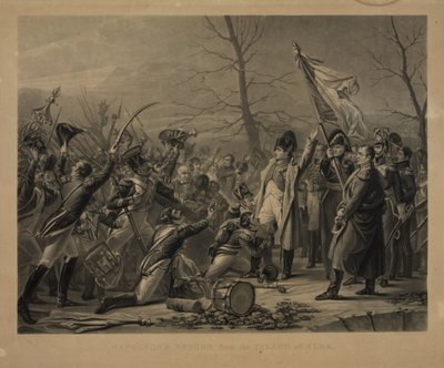 Napoleon keert terug van het eiland Elba op 7 maart 1815 door George Sanders