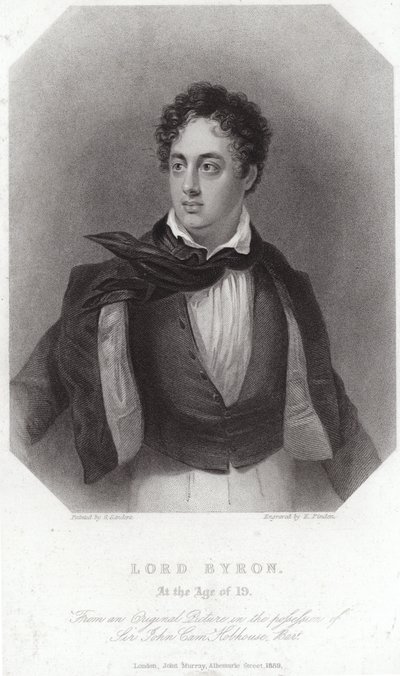 Portret van Lord Byron door George Sanders