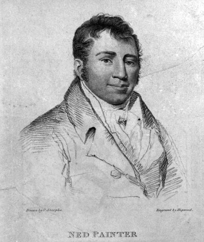Ned Painter, gegraveerd door Hopwood door George Sharples