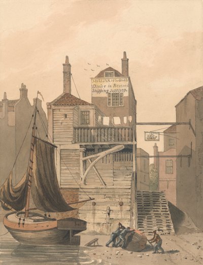 Shadwell bij de Ship Inn door George Shepheard