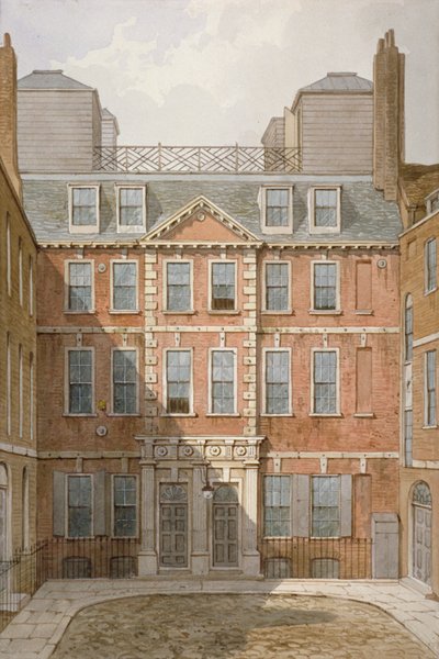 Beaufort Buildings, Strand, Westminster, Londen, ca. 1810 door George Shepherd