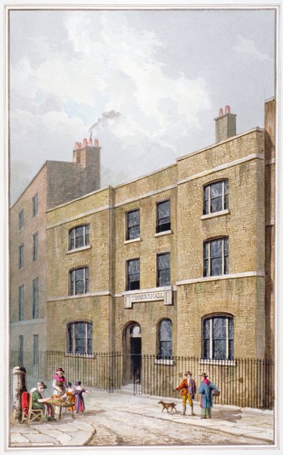 Gebouw in Old Broad Street met het Pinners