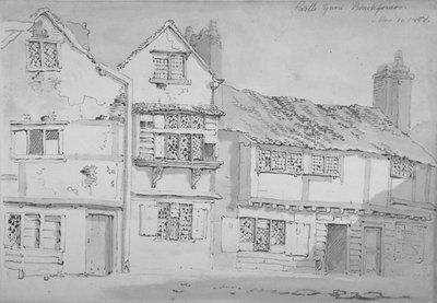 Gebouwen in Castle Yard, Blackfriars, City of London door George Shepherd