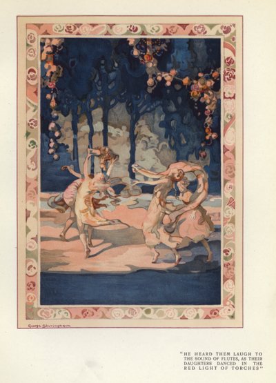 Illustratie voor The Happy Hypocrite door Max Beerbohm door George Sheringham