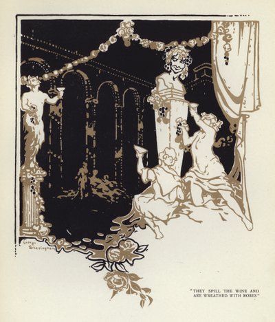 Illustratie voor The Happy Hypocrite door Max Beerbohm door George Sheringham