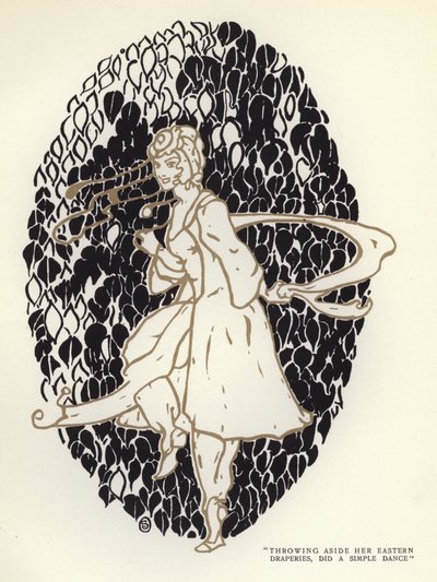 Illustratie voor The Happy Hypocrite door Max Beerbohm door George Sheringham