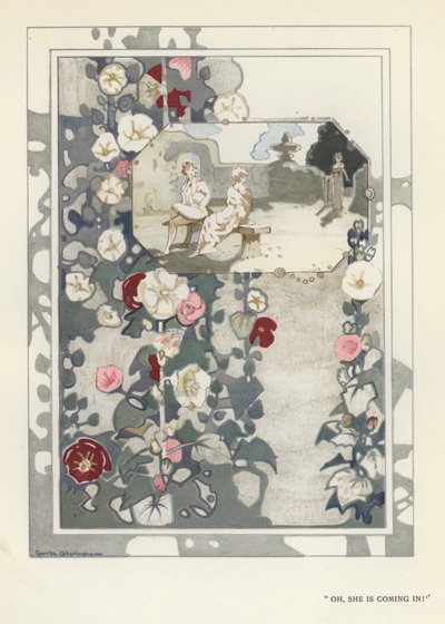 Illustratie voor The Happy Hypocrite door Max Beerbohm door George Sheringham