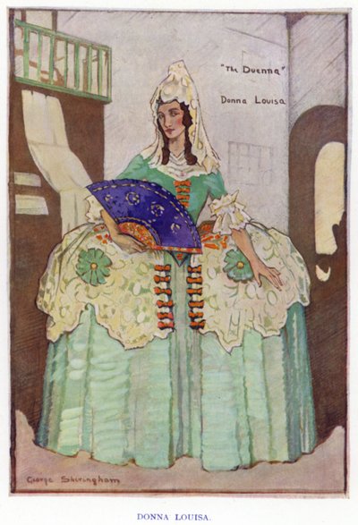 De Duenna van Sheridan: Donna Louisa door George Sheringham
