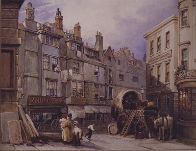 Straatscène in Londen door George Sidney Shepherd