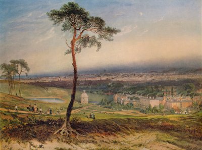 Londen, vanaf Hampstead, 1834 door George Sidney Shepherd