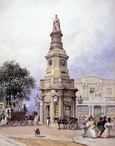 Monument voor George IV, Battle Bridge nu King