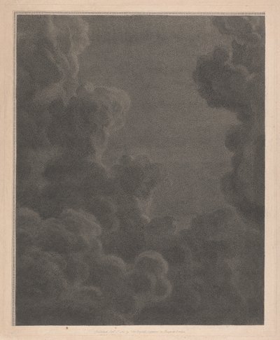 Westraam van de Kapel, New College Oxford, Wolken, Deel van de Geboortescène door George Siegmund Facius
