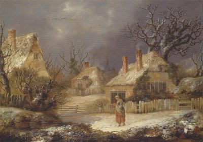 Een Winterlandschap door George Smith