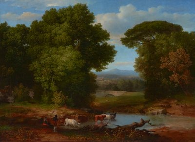 Een Deel van het Romeinse Aquaduct door George Snr. Inness