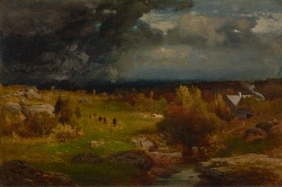 Opklaren 1875 door George Snr. Inness