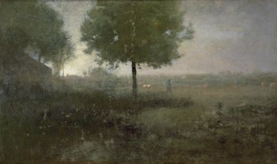 Mistige ochtend, Montclair door George Snr. Inness