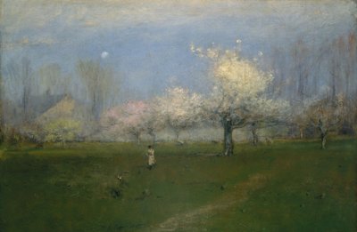 Lentebloesems, Montclair, New Jersey door George Snr. Inness