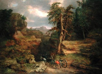 De sombere dagen van 1776 door George Snr. Inness