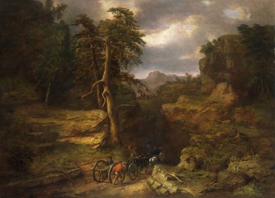 De sombere dagen van 1776 door George Snr. Inness