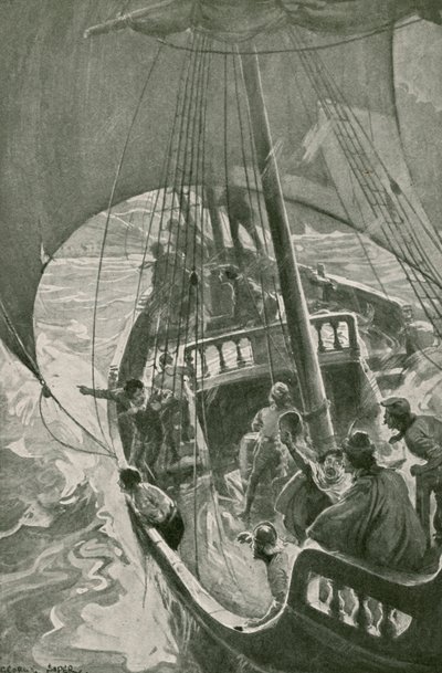 Bartolomeu Diaz rondt het zuidelijkste punt van Afrika door George Soper