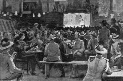 Het Vermaak van Kolonialen gegeven door De Koninklijke Ruiterwacht in Albany Street Barracks, illustratie uit 