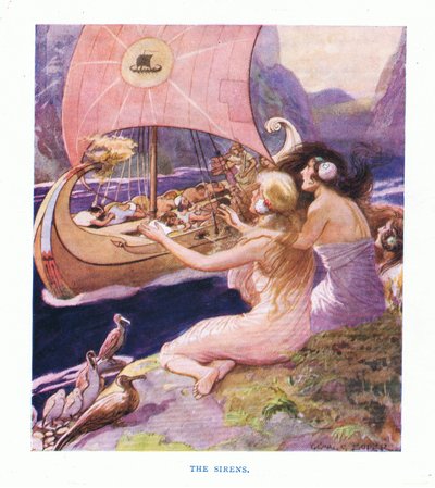De Sirenen, uit De Helden gepubliceerd door George Allen en Unwin 1929 door George Soper
