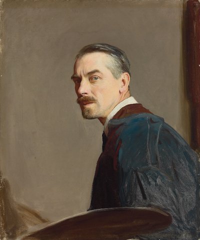 Zelfportret van de kunstenaar door George Spencer Watson