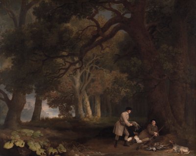 Een Rustpauze na het Jagen door George Stubbs