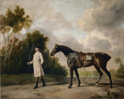 Assheton, 1e Burggraaf Curzon, met zijn merrie Maria door George Stubbs