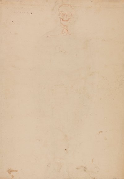 Menselijk skelet, vooraanzicht door George Stubbs