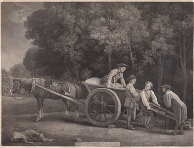Arbeiders, gegraveerd door de kunstenaar, uitgegeven 1789 door George Stubbs