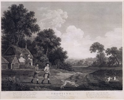 Jacht, plaat 2, gegraveerd door William Woollett (1735-85) 1770 door George Stubbs