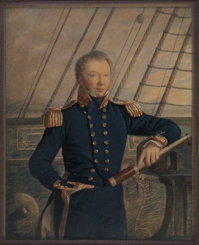 Portret van kapitein William Hewett, c.1840 door George T. Gregory