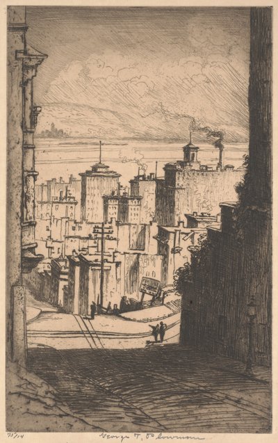 In San Francisco door George Taylor Plowman