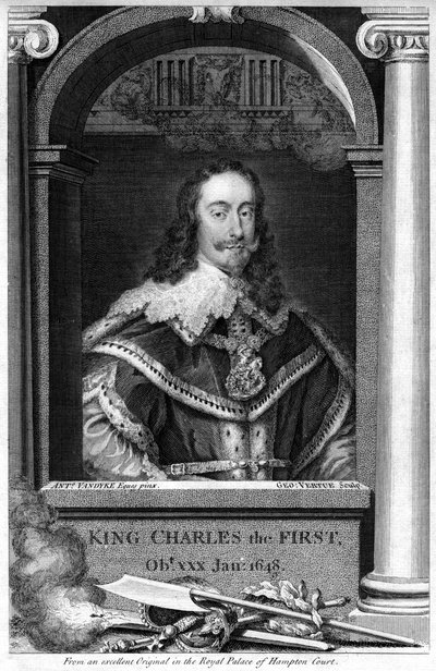 Karel I van Engeland door George Vertue