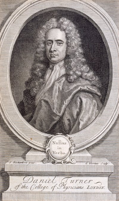 Daniel Turner, MD, LRCP, arts, 1717 door George Vertue