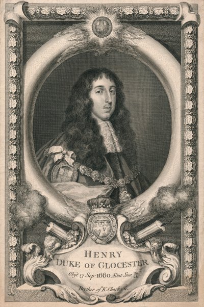 Hendrik, Hertog van Gloucester, 1736 door George Vertue