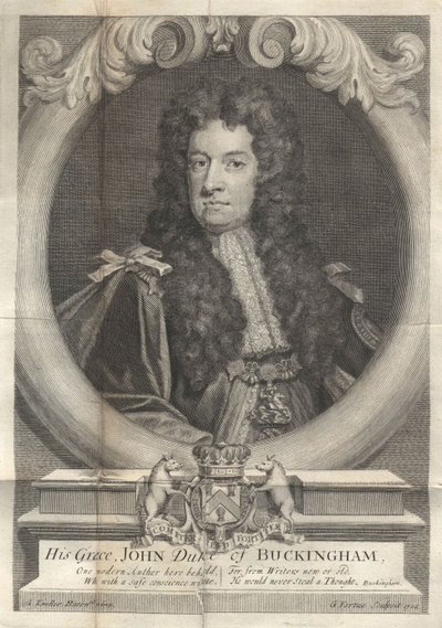 John Sheffield, 1e hertog van Buckingham en Normanby 1648-1721, 1722 door George Vertue