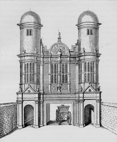 King Street Gate, Westminster, ca. 1725 1911 door George Vertue
