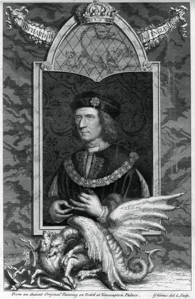 Richard III van Engeland, 18e eeuw door George Vertue