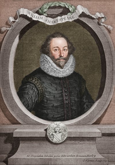 William Shakespeare 1564-1616, Engelse dichter en toneelschrijver, 1721, 1913 door George Vertue