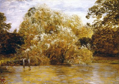 Voor de storm, Abingdon door George Vicat Cole