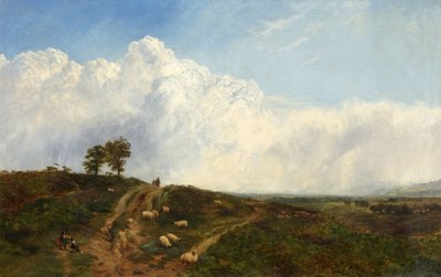 Kruispunten over de heide door George Vicat Cole