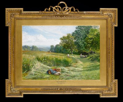 Hooi tijd nabij Leith Hill, Dorking, Surrey, 1860 door George Vicat Cole